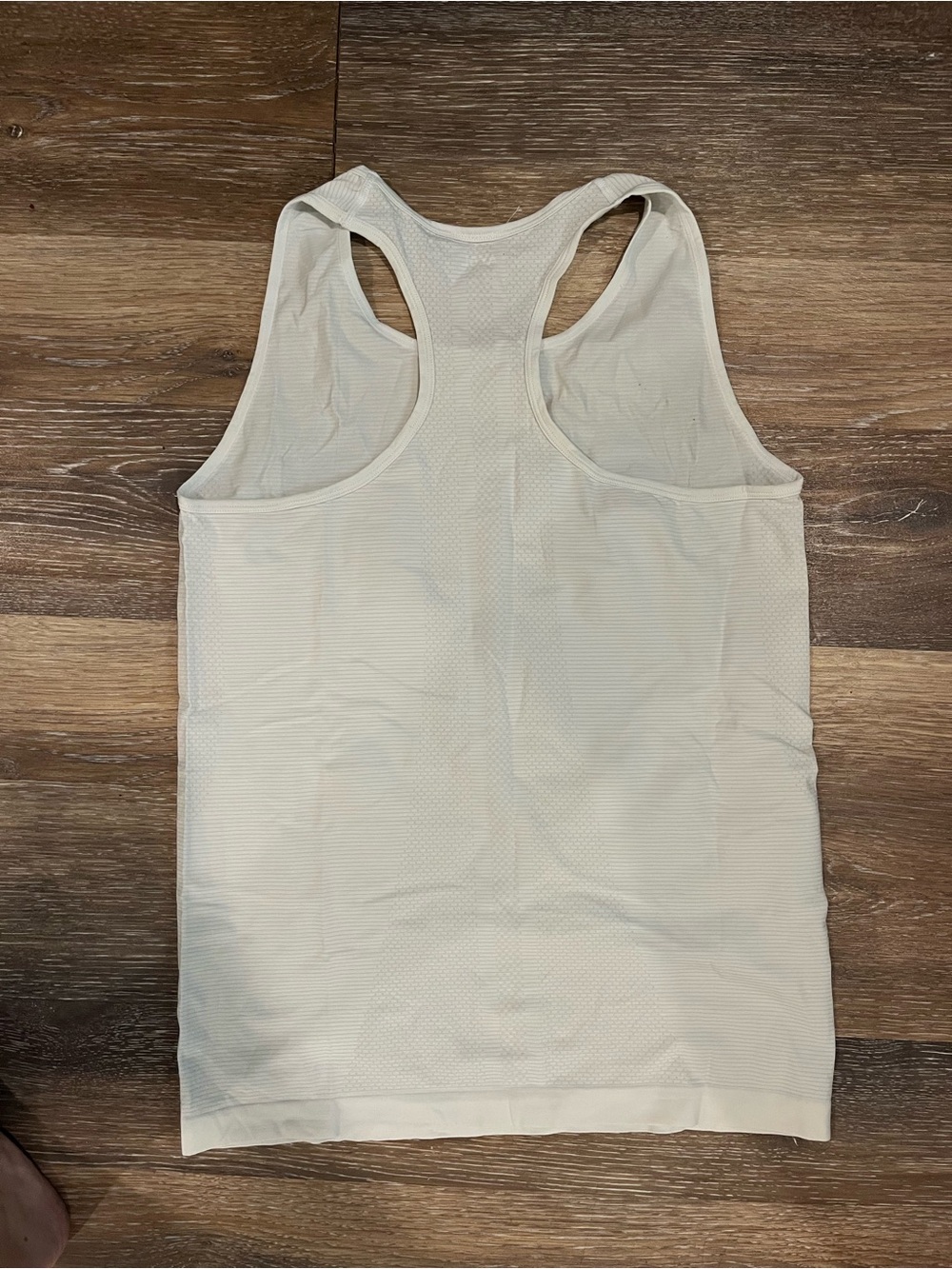 AYBL Cream Racerback Seamless Performance Tank - Picture 2 of 3